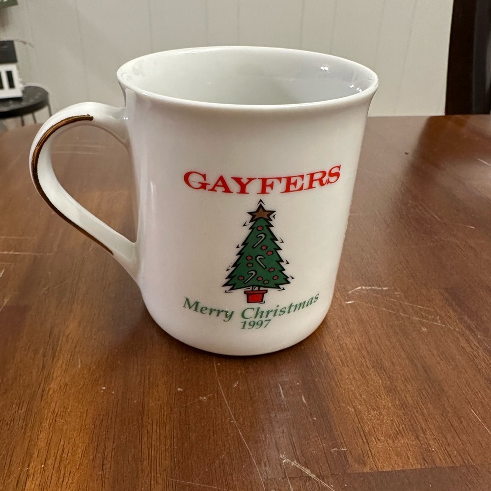 Vintage Gayfers 1997 Merry Christmas mug